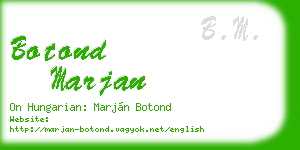 botond marjan business card