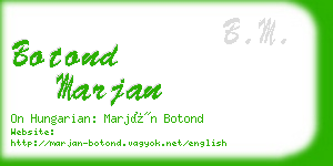 botond marjan business card